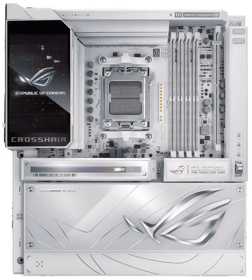 Montaje Placa Base ASUS ROG CROSSHAIR X870E GLACIAL Adelfas Adelfas PC - Montaje Placa Base ASUS ROG CROSSHAIR X870E GLACIAL Adelfas